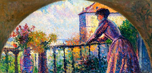 Die Frau des Künstlers, Rue Cortot, Paris, 1893
